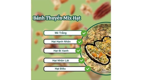 Bánh Thuyền Mix Hạt