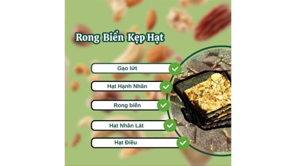 Rong biển kẹp hạt