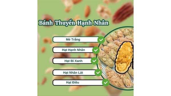 Bánh Thuyền Hạnh Nhân