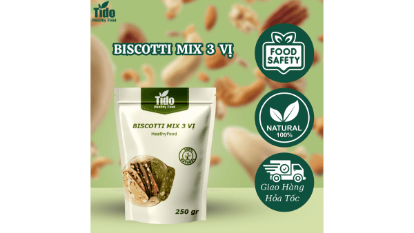 Bánh biscotti mix 3 vị