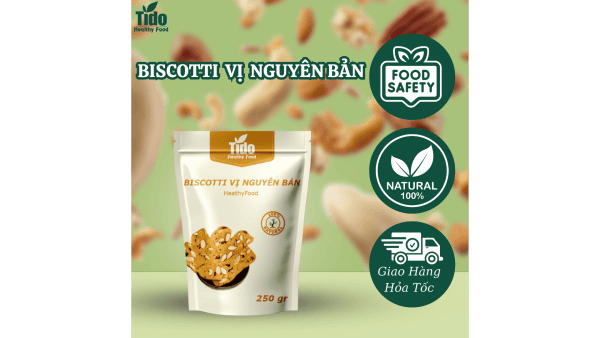 Biscotti Vị Nguyên Bản